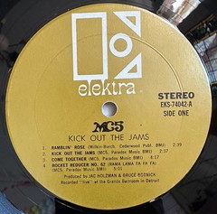 MC5 – Kick Out the Jams US Monarch Pressing 1969 Uncensored VG