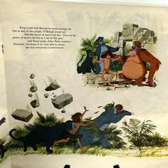 Walt Disney The Jungle Book Disneyland 3948 LP & Illustrated Book 1967