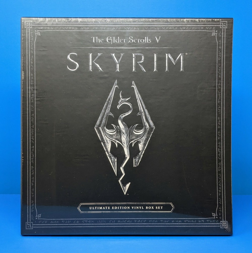 Skyrim Ultimate Edition Vinyl Record Soundtrack 4 x LP Paarthurnax 2020 IN HAND