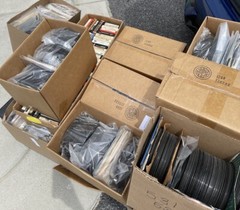 Lot Of 50 Random 45rpm Vinyl Records From Closed Down Record Store!