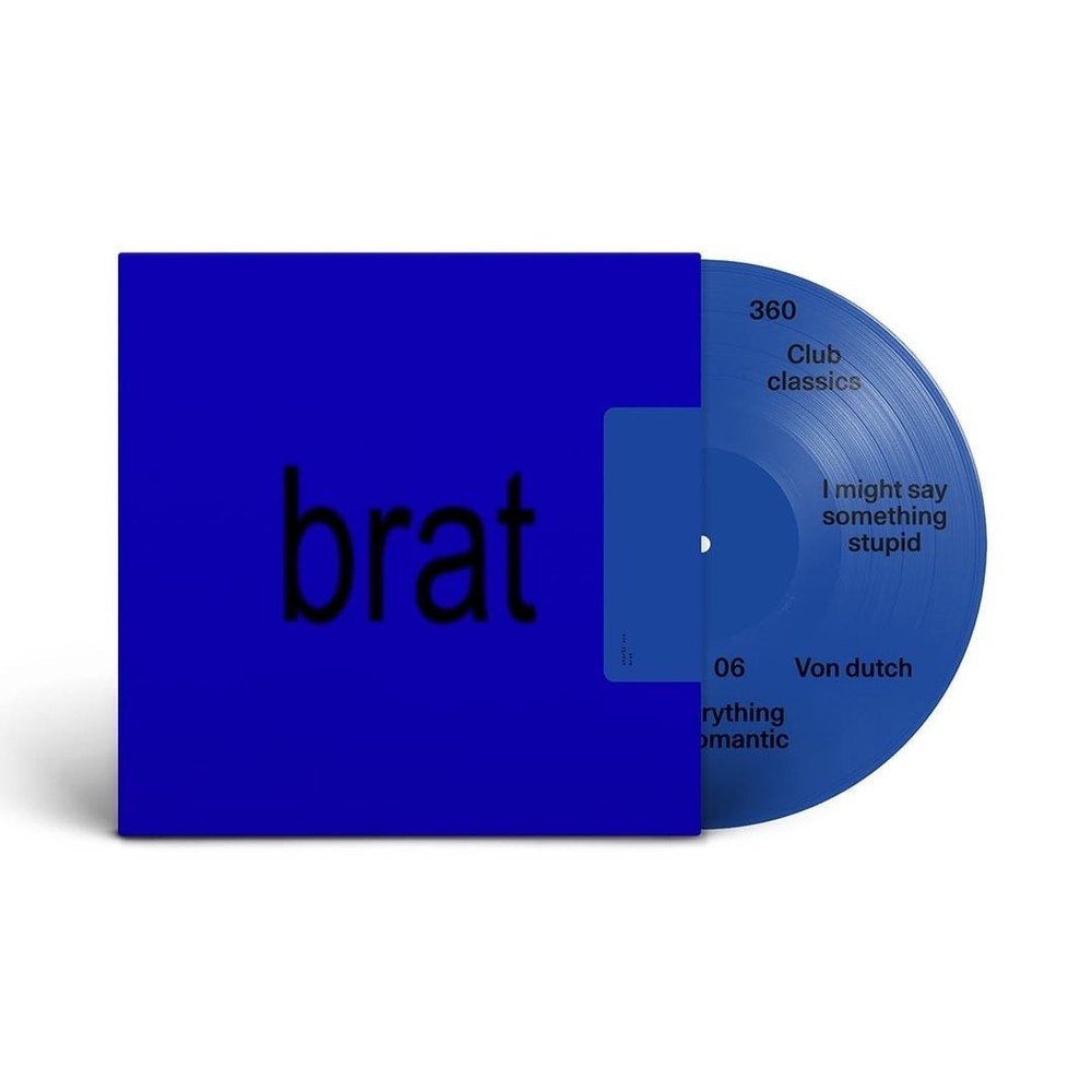 Charli XCX BRAT Blue Vinyl LP 12″ Limited Edition Picture Disc Sealed