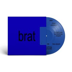 Charli XCX BRAT Blue Vinyl LP 12″ Limited Edition Picture Disc Sealed