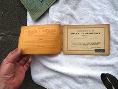 1940 DECCA-Brunswick RECORDS Supplement Record Supplementary Catalog Jazz Blues