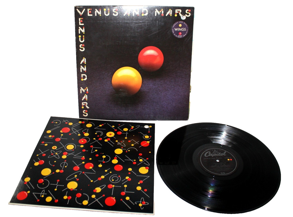 VENUS AND MARS PAUL MCCARTNEY & WINGS VINTAGE LP RECORD 1975 SMAS-11419