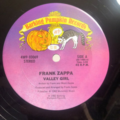 Frank Zappa & Moon Unit Zappa Valley Girl 12″ Ep Lp single Nm
