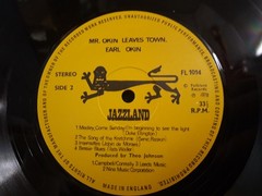 EARL OKIN Mr Okin Comes To Town LP 1978 UK original Jazz Spoken Word Bossa