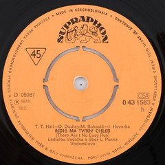 Vodomilové – Řidič Má Tvrdý Chléb / Co Bych Si Přál 45rpm Record 0 43 1563 Czech