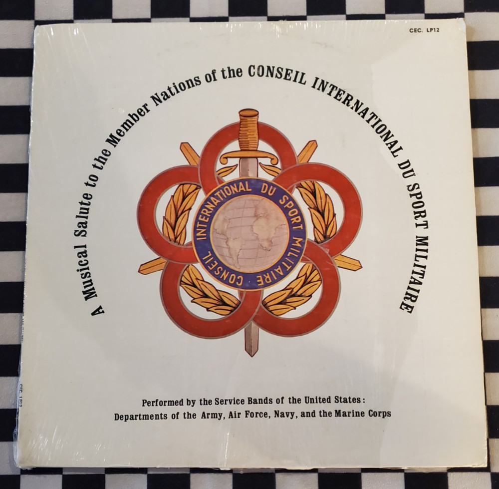 A Musical Salute LP by The United States Army Band vinyl VG+ CEC-LP-12