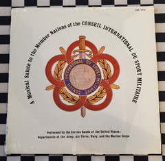 A Musical Salute LP by The United States Army Band vinyl VG+ CEC-LP-12