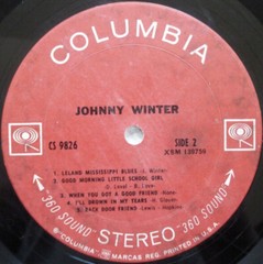 Johnny Winter – Johnny Winter – Columbia – CS 9826 – LP, Album 652162443