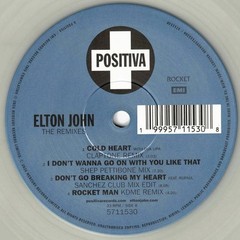 Elton John ‎– Positiva Presents Elton John The Remixes (GLOW IN THE DARK VINYL)
