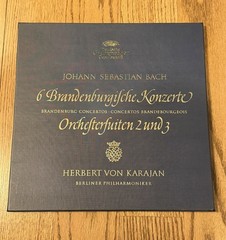 J.S. Bach Herbert Von Karajan 6 Brandenburgische Konzerte 3x LP Vinyl Record Set