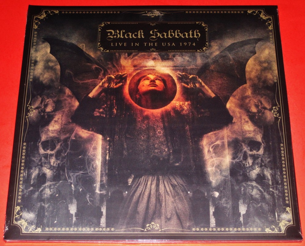 Black Sabbath: Live In The USA 1974 – Limited Edition 2 LP Red Color Vinyl NEW