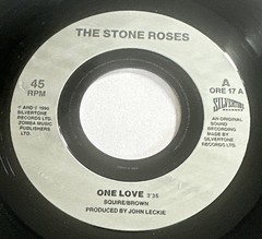 The Stone Roses – One Love 7” Record Vinyl Rare Jukebox Issue EX / M