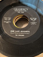 DOOWOP The Concords Our Last Goodbye Gramercy 304 1961 PROMO HEAR IT