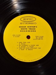 Edgar Winter’s White Trash- Roadwork 1972 Double LP Vinyl KEG31249 PLAYS GREAT