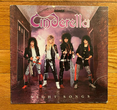 Cinderella – Night Songs Mercury 1986 Pressing Translucent