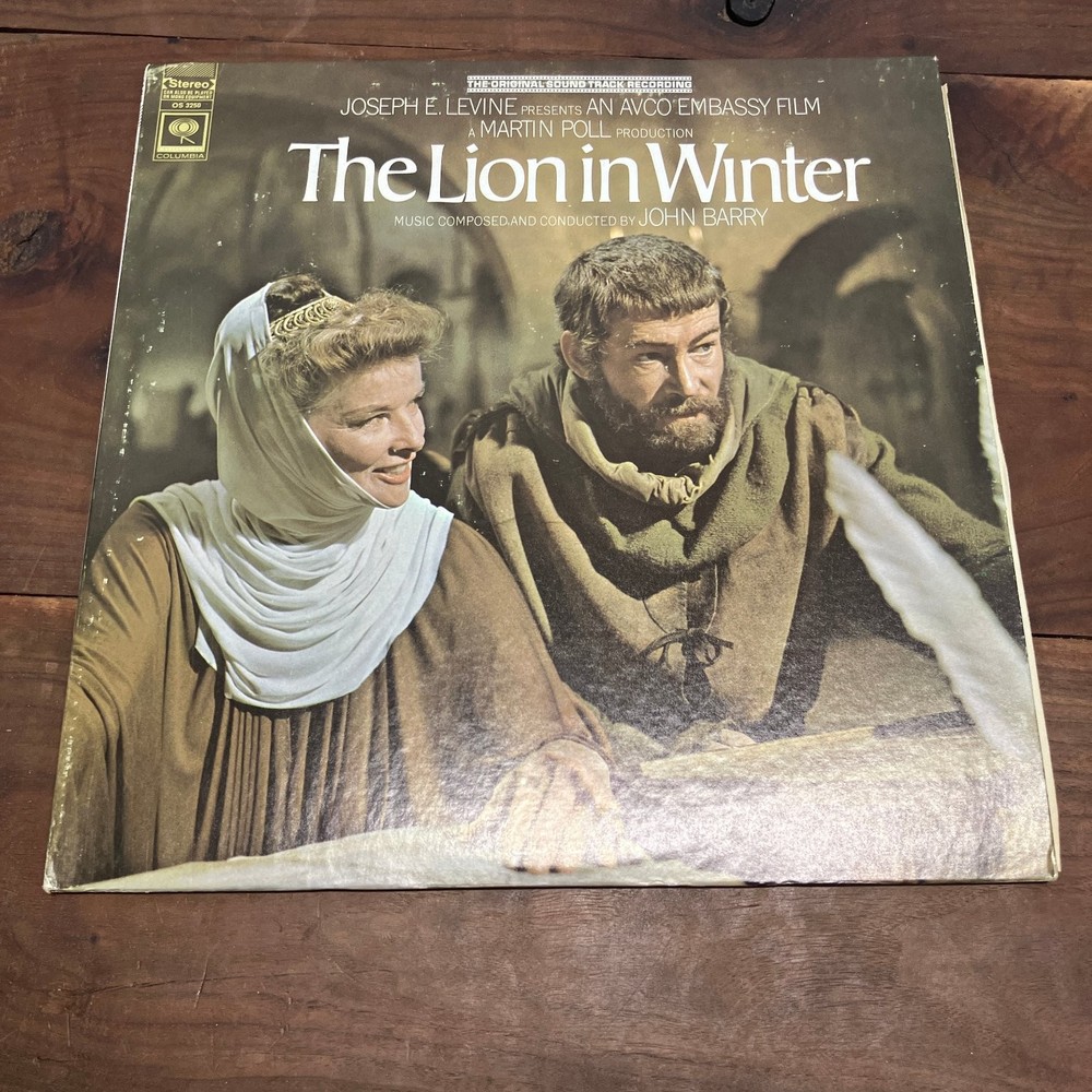John Barry – The Lion in Winter LP Record 1968 Columbia Soundtrack 33 RPM