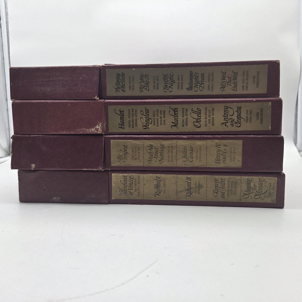 Living Shakespeare 19 Album Set With Script Booklets Vinyl LP’s 1961-63 Vintage