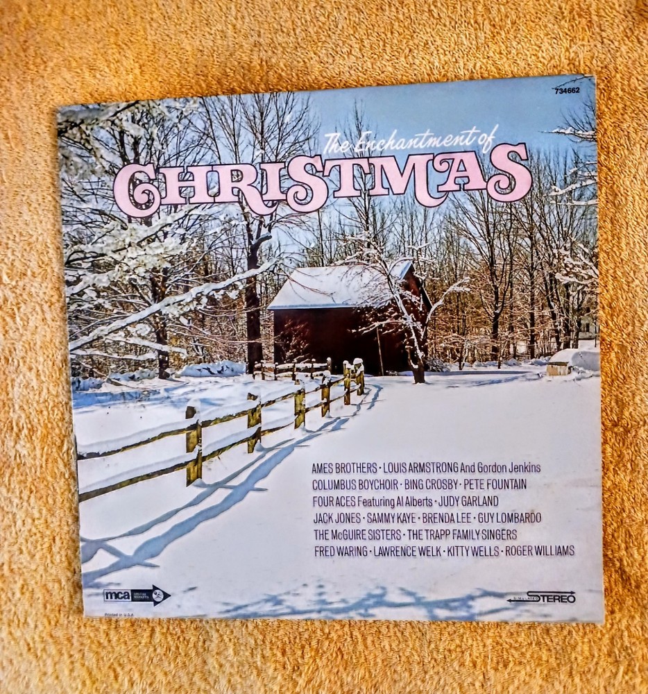THE ENCHANTMENT of CHRISTMAS LP VINYL ALBUM MCA 1960s V,ex C,ex