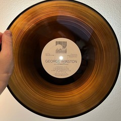GEORGE WINSTON – Winter Into Spring (Translucent) – 12″ Vinyl Record LP – EX