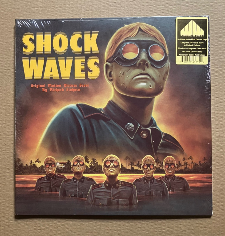 SHOCK WAVES Soundtack LP WAXWORK 180g 1st Ed. Colored Vinyl RARE NEW SEALED