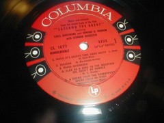 Louis Armstrong SATCHMO Columbia Mono 6-Eye LP 1957 Big Band Jazz Spoken Word