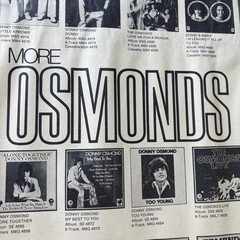 Osmonds Vintage 1973 “The Plan” Vinyl LP