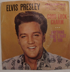 Elvis Presley – Good Luck Charm – 1962 Picture Sleeve & NM 45