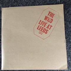 LP VINYL THE WHO LIVE AT LEEDS TRACK 2406 001 UK PRESS 1970 12 INSERTS EX+/EX+
