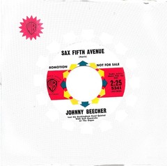 BEECHER, Johnny (Sax Fifth Avenue) W. Bros. 5341 = MINT VINTAGE PROMO record