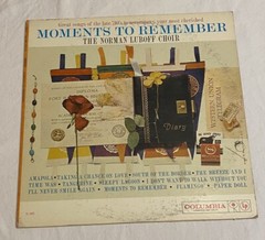 Vintage 1969 The Norman Luboff Choir Moments to Remember Vinyl Record 33RPM