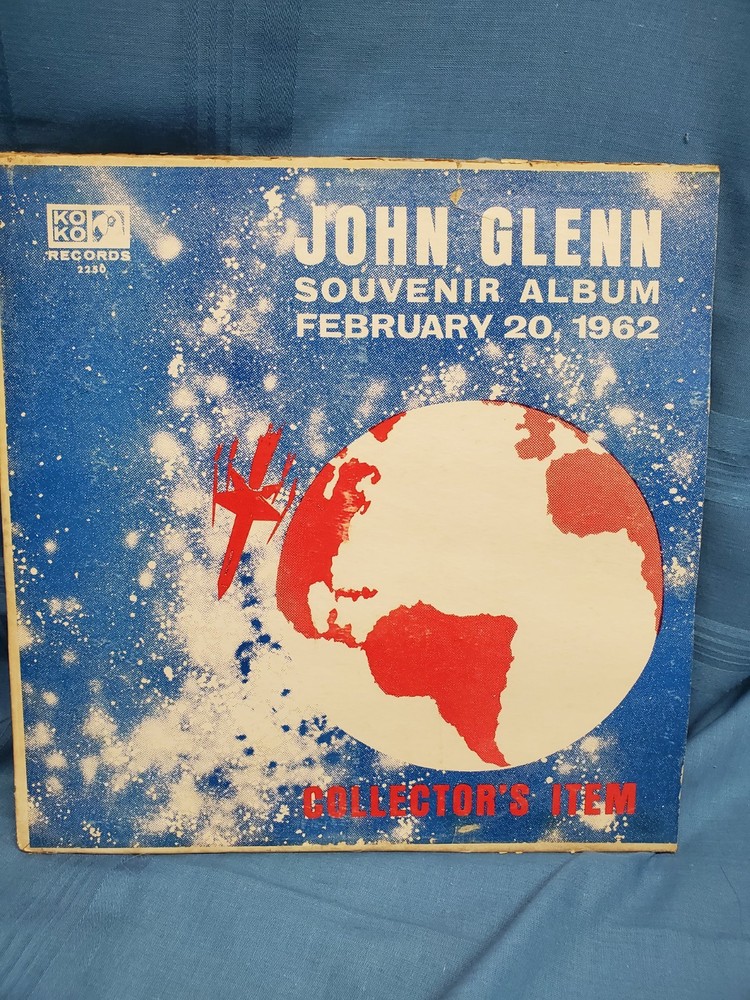 John Glenn NASA Orbit Sounds America’s First Man In Space Excellent Condition LP
