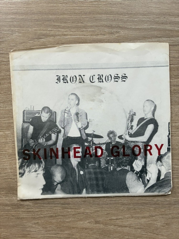 Iron Cross Skinhead Glory 1982 Oi Punk 7-Inch Dischord/Skin Flint Insert