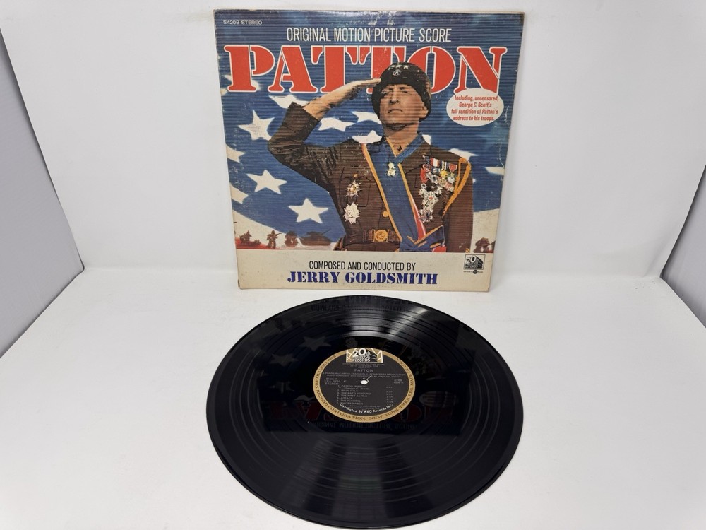 Jerry Goldsmith Patton Original Motion Picture Score 1970 20th C Fox EX