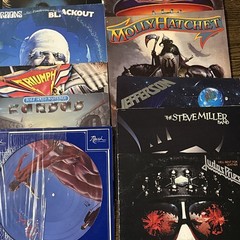 Rare Lot Of 11 Vintage Original 70s Rock Albums(Audiophile, Pic Disc, Promo)