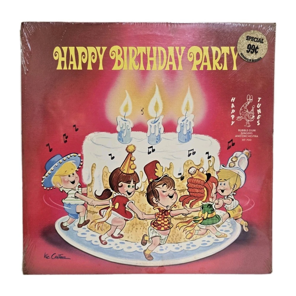 BUBBLE GUM SINGERS and ORCHESTRA Happy Birthday Party Children’s Vinyl LP SEALED