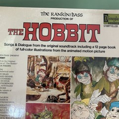 The Hobbit ~ J.R.R. Tolkien ~ Rankin/Bass Vinyl LP Record ~ 3819 DISNEYLAND NEW