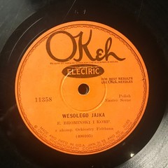 Eugene Bromiński I Kompaniaolish Scene 1928′ OKEH 78 rpm Victrola Record