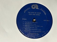 Dust and Ashes Lives We Share Avant Garde Records LP Beegie Adair Weldon Myrick