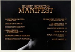 Bobby Sessions Manifest (Vinyl LP Rap/Hip Hop Album, Explicit Content, 2020s)