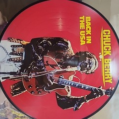 Framed Chuck Berry Back In The USA Vinyl LP Picture Disc 12×12 Wall Art Display