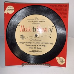 VTG 33 1/3 RPM LP Record MUSIC TO SHAVE BY BING CROSBY REMINGTON Advertisement