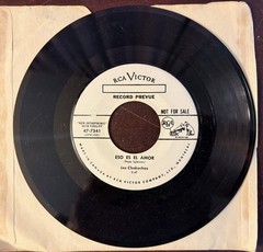 B638: (9) NOS (New Old Stock) 1950’s Canada RCA Pop 45 RPM Records, 8 RCA Sleeve