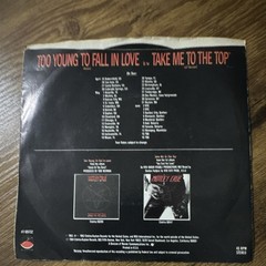 Mötley Crüe Elektra Too Young to Fall in Love 7″ 45 RPM Vinyl Single 1983