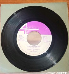 JOHNNY LITTLE JOHN: what in the world / tanglewood blues FOUR BROTHERS 7″ Single
