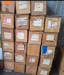 Box Lot of About 200 Vinyl 45 Records From Large Collection VG+ Most In Sleeves