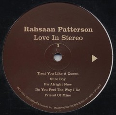 Love In Stereo, by Rahsaan Patterson, Vinyl, LP 1999, MCA1P-93059