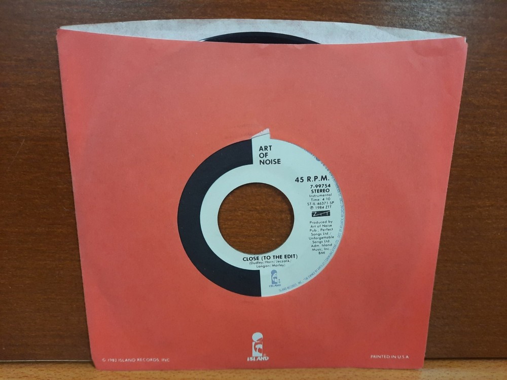 45 / The Art Of Noise / 1984 / Close (To The Edit) / do Donna do