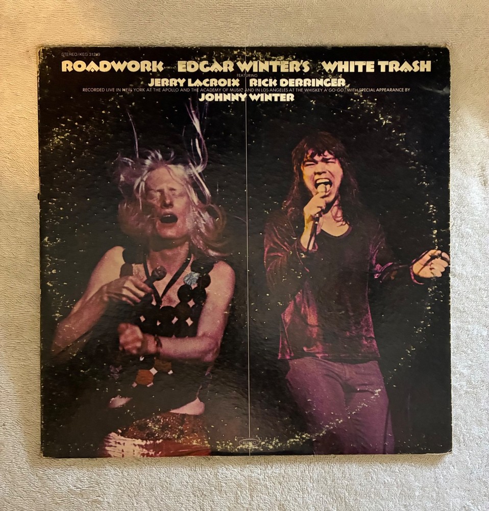 Roadwork Edgar Winter’s White Trash record album. Free shipping.